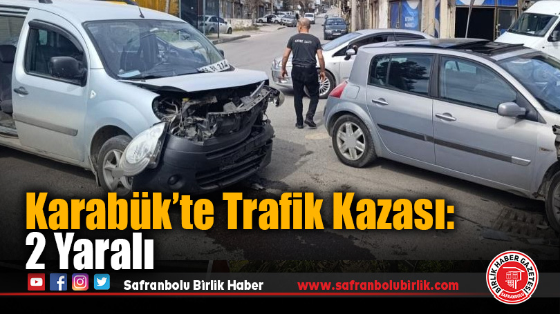 Karabük’te Trafik Kazası Kameralara Yansıdı