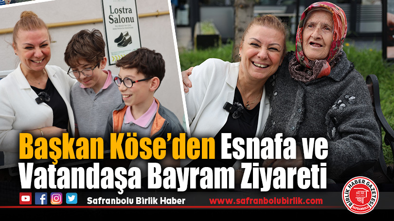 Başkan Köse’den Esnafa ve Vatandaşa Bayram Ziyareti