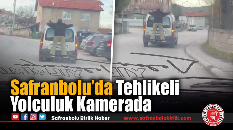 Safranbolu’da Tehlikeli Yolculuk Kamerada