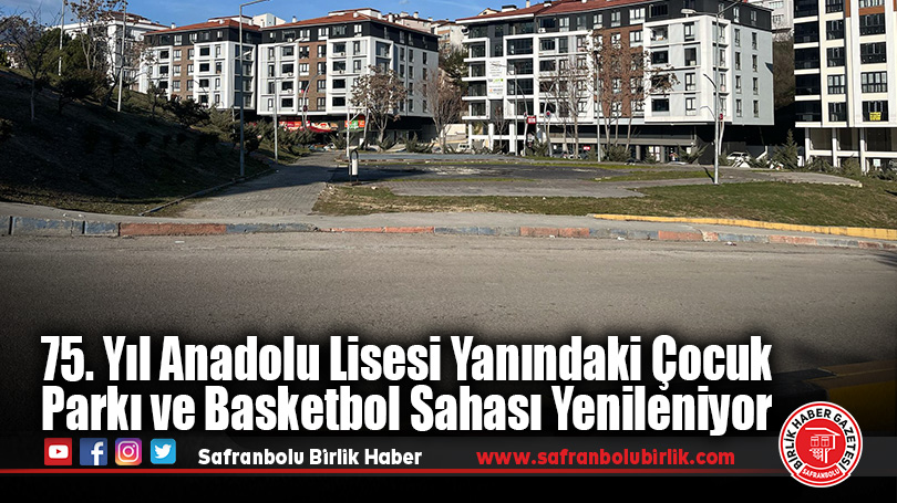 Karabük Belediyesi, Çocuk Parkı ve Basketbol Sahasını Yeniliyor