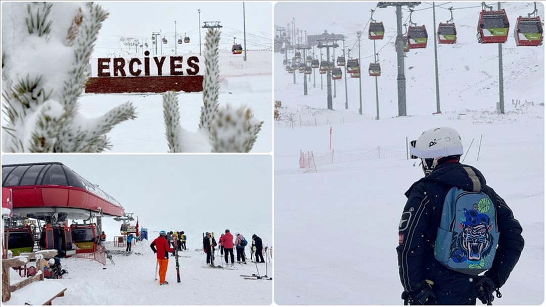 Martta yağan kar Erciyes’te kayak sezonunu “bahar”a çevirdi