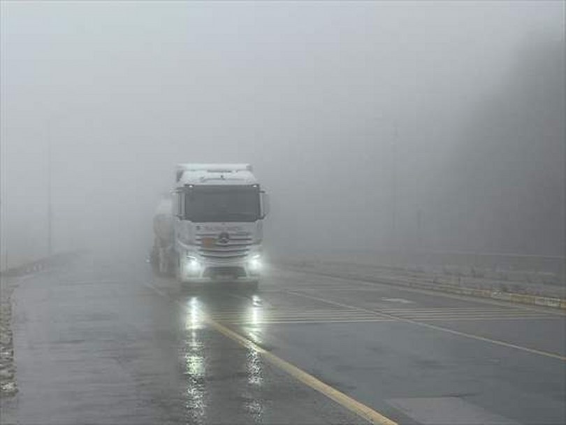 Bolu Dağı’nda sağanak ve sis