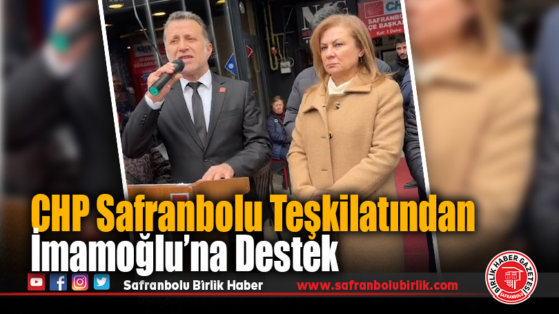 CHP Safranbolu Teşkilatından İmamoğlu’na Destek