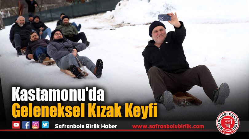 Kastamonu’da Geleneksel Kızak Keyfi
