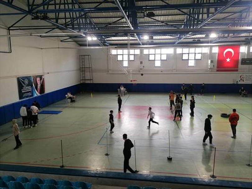 Cide’de öğrencilere yönelik “Fiziksel beceri parkuru” düzenlendi