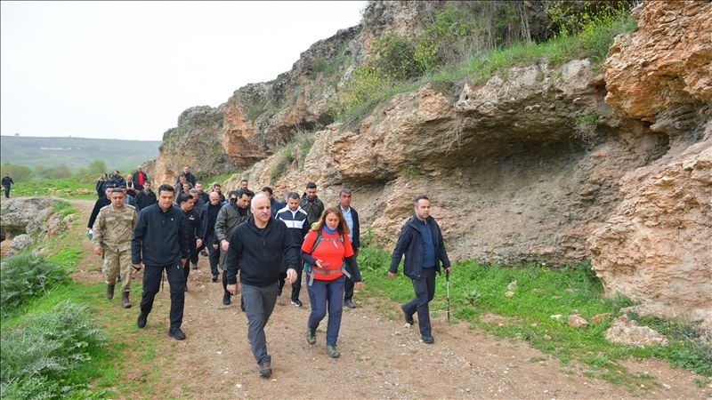 Diyarbakır’da “Kral Yolu” rotasındaki Eğil Yatır Kanyonu’nda ilk saha etkinliği yapıldı