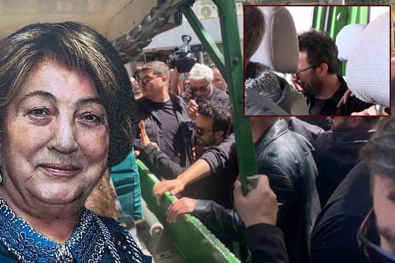 Tarkan annesine gözyaşları içinde veda etti