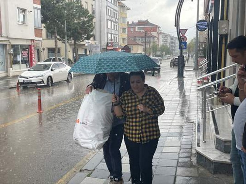 Bolu’da sağanak etkili oldu