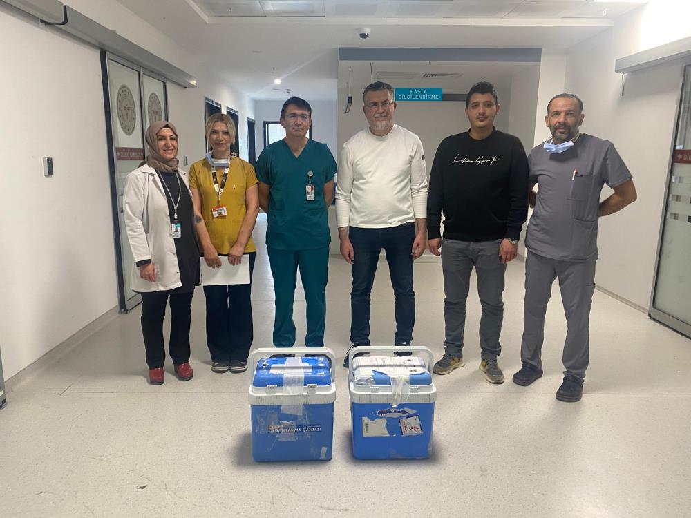 Beyin kanaması geçiren 80 yaşındaki vatandaşın organları iki hastaya umut oldu