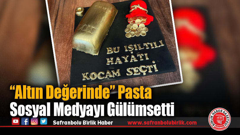 Altın Değerinde Yaş Pasta Görenleri Hem Şaşırttı Hem Gülümsetti