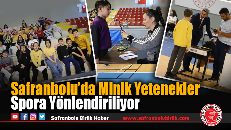 Safranbolu’da Minik Yetenekler Spora Yönlendiriliyor