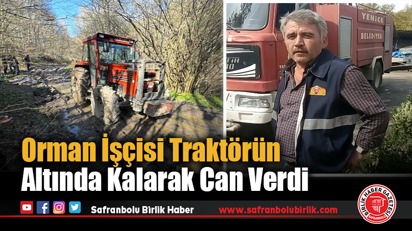 Orman İşçisi Traktörün Altında Kalarak Can Verdi