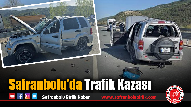 Safranbolu’da Trafik Kazası