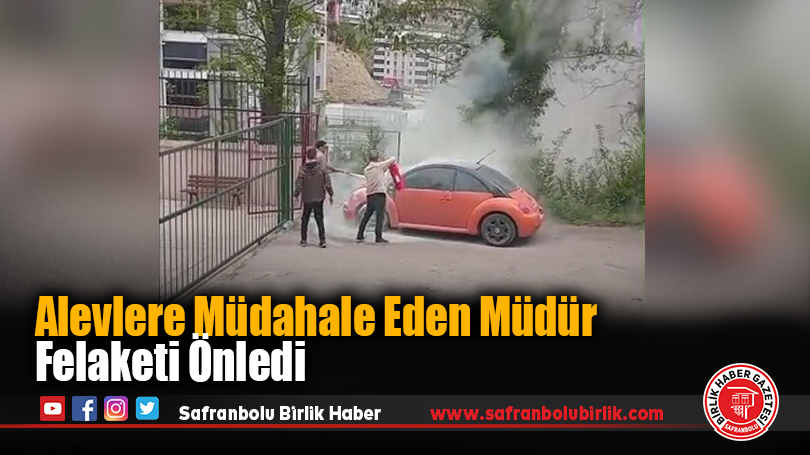 Alevlere Müdahale Eden Müdür Felaketi Önledi
