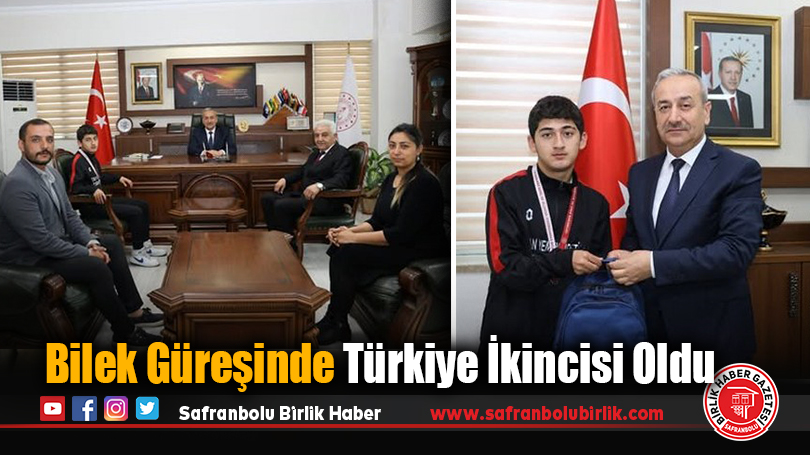 Bilek Güreşinde Türkiye İkincisi Oldu