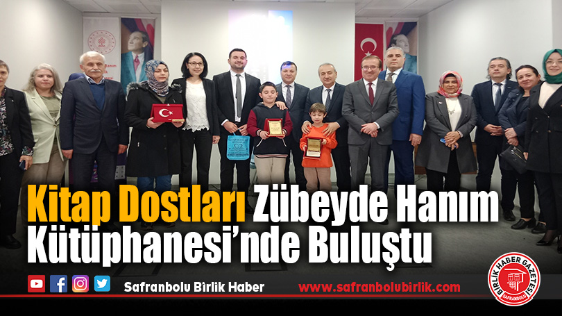 Kitap Dostları Zübeyde Hanım Kütüphanesi’nde Buluştu