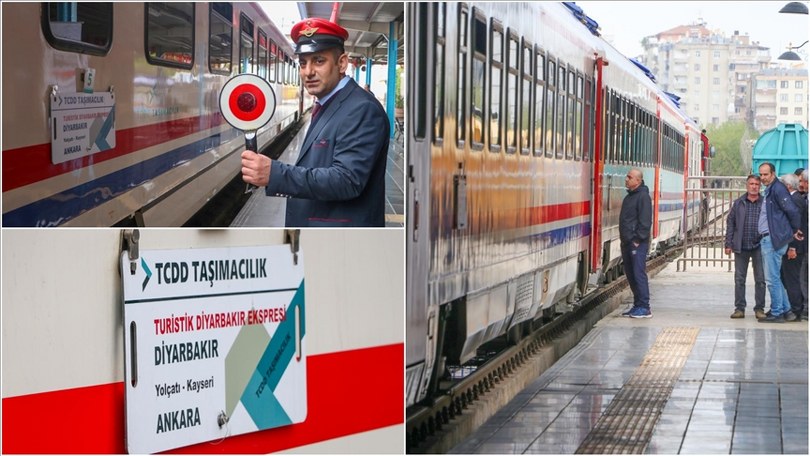 “Turistik Diyarbakır Ekspresi” Diyarbakır’dan Ankara’ya uğurlandı