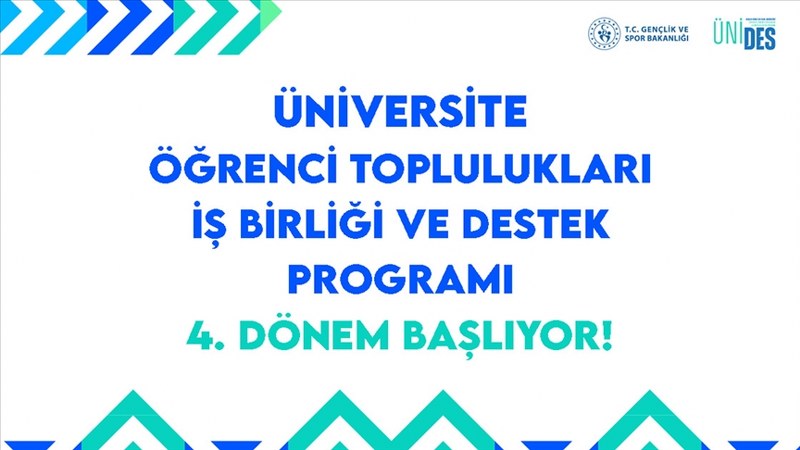 Öğrenci Toplulukları İş Birliği ve Destek Programı’nın 4. dönem başvuruları başladı