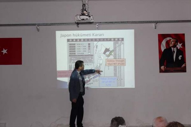Japon deprem uzmanı Moriwaki, Yeniçağa’da öğrencilerle buluştu