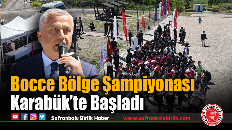 Bocce Bölge Şampiyonası Karabük’te Başladı