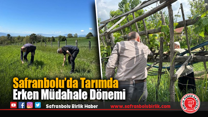 Safranbolu’da Tarımda Erken Müdahale Dönemi