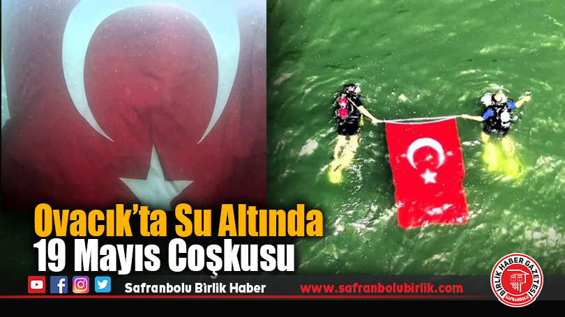 Ovacık’ta Su Altında 19 Mayıs Coşkusu