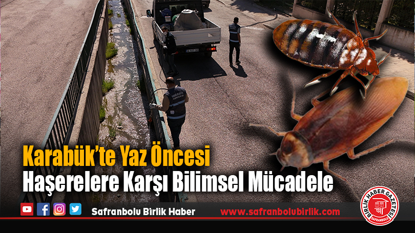 Karabük’te Yaz Öncesi Haşerelere Karşı Bilimsel Mücadele