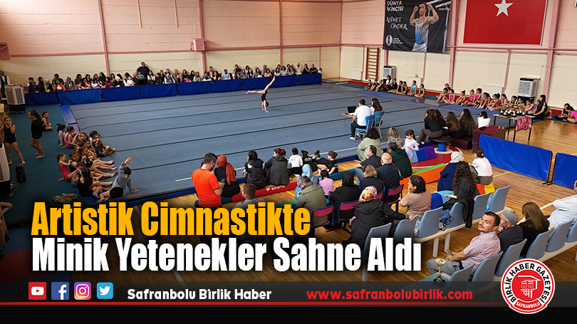 Artistik Cimnastikte Minik Yetenekler Sahne Aldı