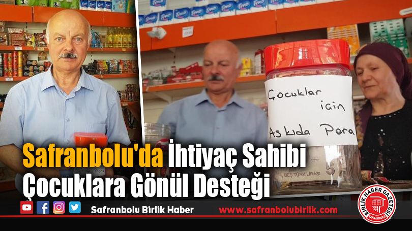 Safranbolu’da İhtiyaç Sahibi Çocuklara Gönül Desteği