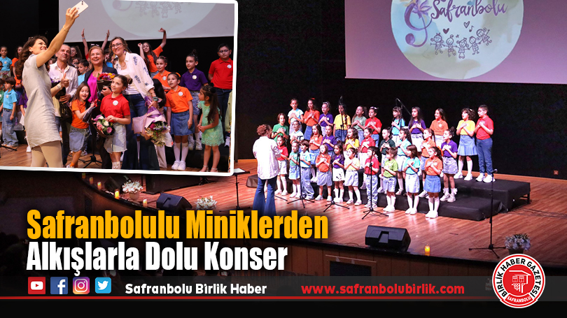Safranbolulu Miniklerden Alkışlarla Dolu Konser