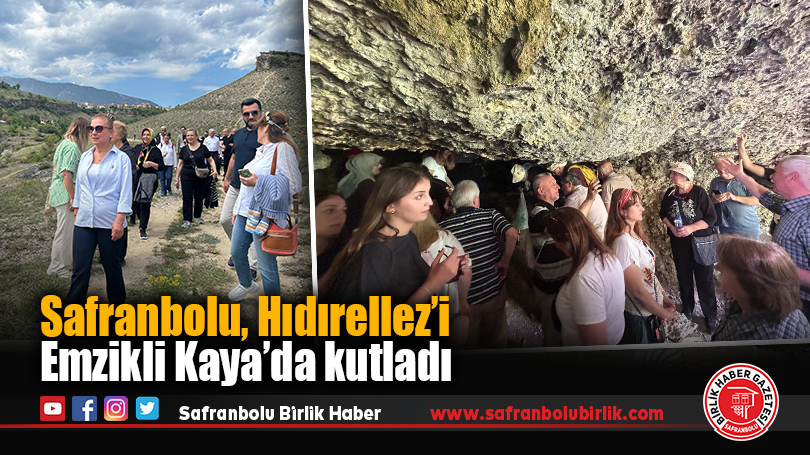 Safranbolu, Hıdırellez’i Emzikli Kaya’da kutladı