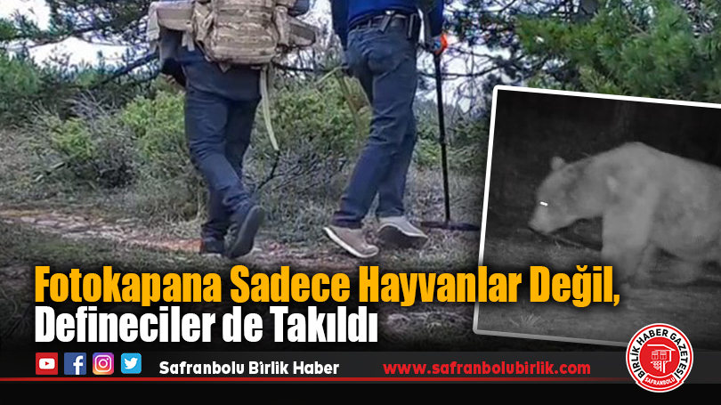 Fotokapana Sadece Hayvanlar Değil, Defineciler de Takıldı