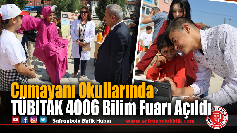 Cumayanı Okullarında TÜBİTAK 4006 Bilim Fuarı Açıldı