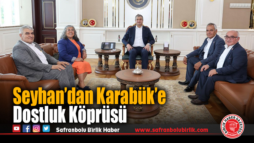 Seyhanlı Muhtarlardan Eski Kaymakamlarına Vefa Ziyareti