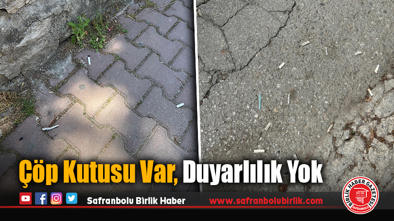 Çöp Kutusu Var, Duyarlılık Yok