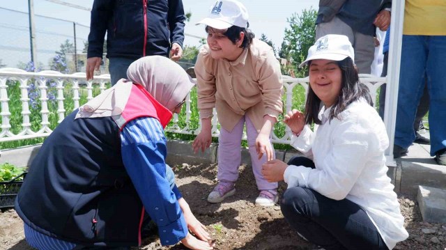 Engelli Hizmetleri Koordinasyon Merkezi’nde ekim zamanı