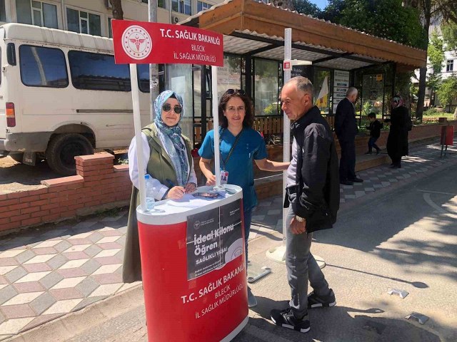 Osmaneli’nde kilo kontrolü uygulaması yapıldı