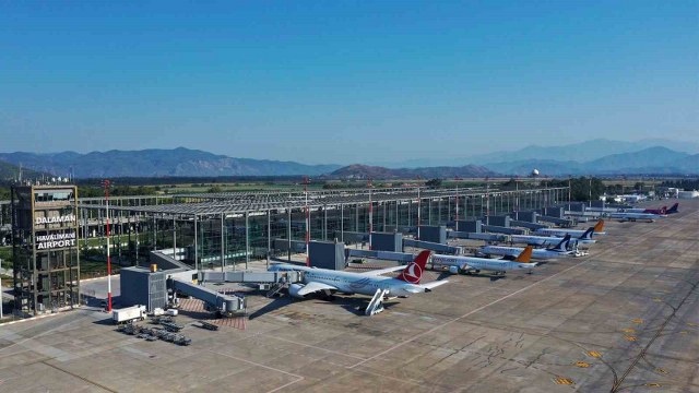 Dalaman Havalimanı Nisan ayında 349 bin 194 yolcuya hizmet verdi