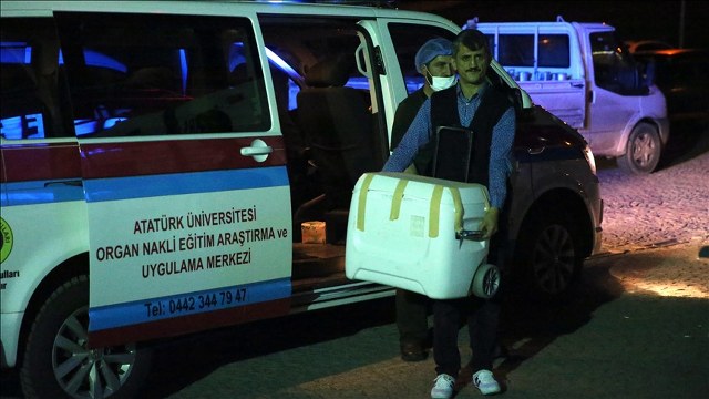 Kars’ta vefat eden 64 yaşındaki hastanın organları vasiyeti üzerine 3 hastaya umut olacak