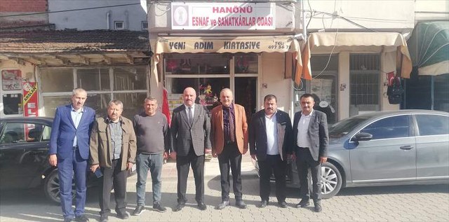 Kastamonu Esnaf ve Sanatkarlar Odaları birliğinden Hanönü’ye ziyaret
