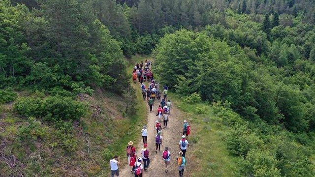 Yaklaşık bin kilometre uzaktan İstiklal Yolu’nun ruhunu hissetmek için Kastamonu’ya geldiler