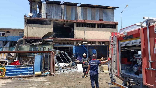 Adana’da iş yerinde tüp patladı: 3 yaralı