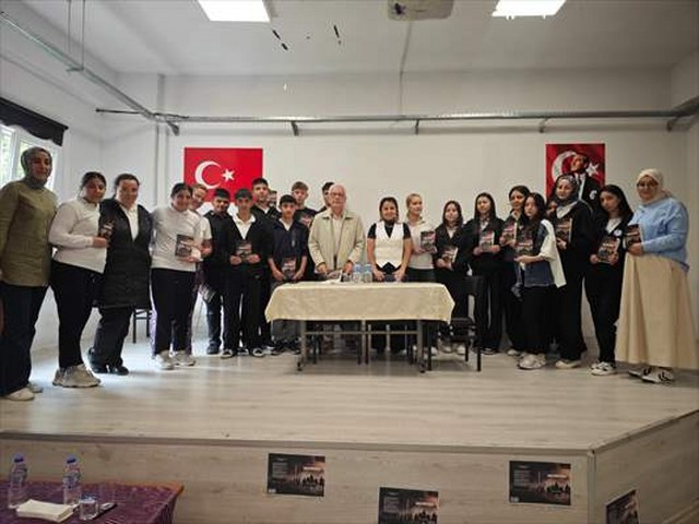Yeniçağa’da bir yıl süren kitap okuma projesi yazar buluşmasıyla tamamlandı