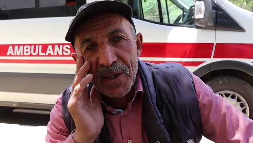 Taş ocağında yaşanan göçükte madende bulunan işçi o anları anlattı