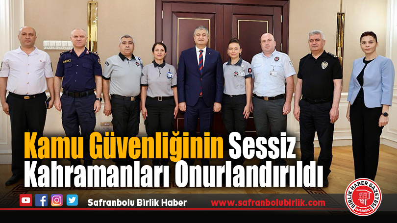 Kamu Güvenliğinin Sessiz Kahramanları Onurlandırıldı