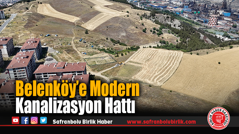 Belenköy’e Modern Kanalizasyon Hattı
