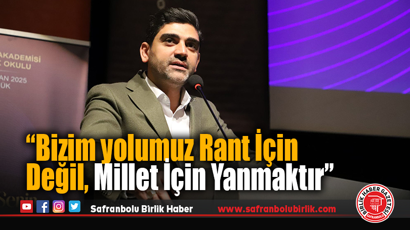 Salt : “Bizim yolumuz Rant İçin Değil, Millet İçin Yanmaktır”