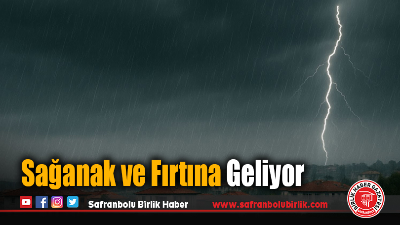 Sağanak ve Fırtına Geliyor