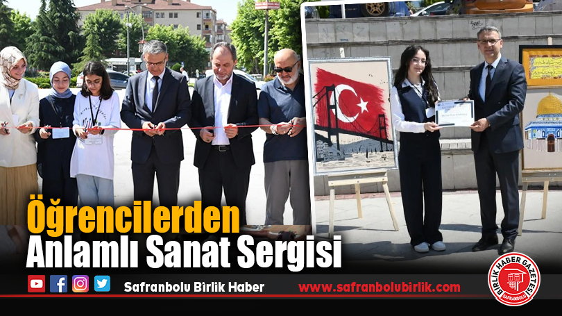 Öğrencilerden Anlamlı Sanat Sergisi