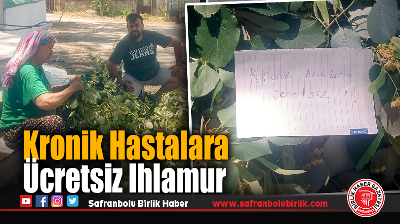 Kronik Hastalara Ücretsiz Ihlamur